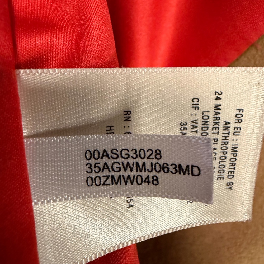 Anthropologie Elevenses Wool Blend Jacket Tan Coat with Faux Fur Collar Size 8 - Picture 10 of 10